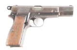 (C) NAZI MARKED FN HI-POWER SEMI-AUTOMATIC PISTOL.