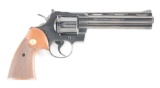 (C) COLT PYTHON DOUBLE-ACTION REVOLVER (1963).