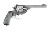 (C) HISTORIC DOCUMENTED WEBLEY MARK VI REVOLVER IN ORIGINAL HOLSTER (1916).