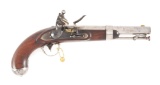 (A) Fine U.S. Model 1836 Flintlock Single Shot Martial Pistol by Johnson.