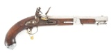 (A) U.S. Model 1819 Flintlock Martial Pistol by S. North.