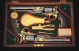 (A) Cased Pair of Consecutively Numbered Colt Model 1860 Army Single Action Revolvers.