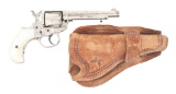 (A) DOCUMENTED FACTORY ENGRAVED TEXAS SHIPPED COLT 1877 THUNDERER DOUBLE ACTION REVOLVER WITH TOOLED
