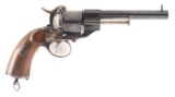 (A) HIGH CONDITION LEFAUCHEUX 'PARIS' MARKED SINGLE ACTION REVOLVER.