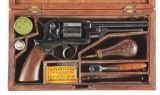 (A) Rare Civilian Cased Starr Arms Model 1858 Double Action Army Percussion Revolver.