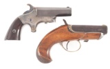 (A) LOT OF 2: 19TH CENTURY .41 CALIBER DERINGERS.