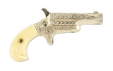 (A) FANTASTIC L.D. NIMSCHKE ENGRAVED #3 COLT THUER DERRINGER.