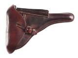 HIGH CONDITION 1906 COMMERCIAL LUGER HOLSTER WITH TOOLS AND MAGAZINE.
