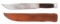 MARBLE'S TRAILMAKER KNIFE WITH SHEATH.