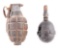 Lot of 2: MKI & German Egg Grenades.