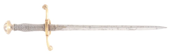 A Continental Quillon Dagger, First Quarter of the 17th Century.