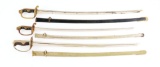 Lot of 4: Japanese Blades with Scabbards.