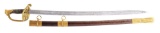 A Good Imported 1850 Staff & Field Officer's Saber with Sheath.