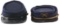 LOT OF 2: INDIAN WARS ERA MODEL 1872 7TH CAVALRY OFFICER'S KEPI AND MODEL 1872 ENLISTED KEPI.