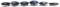 Lot Of 6: USAF General's Visor Caps.