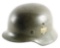 GERMAN WWII HEER M35 SINGLE DECAL HELMET.