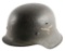 GERMAN WWII LUFTWAFFE M42 SINGLE DECAL HELMET.