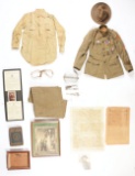 World War I Identified First Division Uniform,  Silver Star And Purple Heart Group.