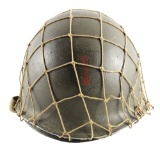 US WWII M-1 1ST INFANTRY DIVISION HELMET