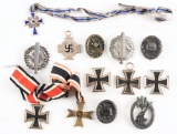 LOT OF 13: IMPERIAL GERMAN AND THIRD REICH MEDALS.