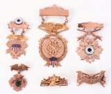 Lot Of 6: Shooting & Riding Medals.