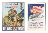 LOT OF 2: WORLD WAR II U.S. AIR CORP POSTERS