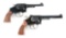 (C+M) LOT OF 2: SMITH & WESSON REVOLVERS.