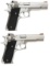 (M) LOT OF 2: SMITH & WESSON MODEL 645 SEMI-AUTOMATIC PISTOLS.