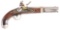 (A) U.S. MODEL 1836 FLINTLOCK US MARTIAL PISTOL BY ASA WATERS, DATED 1842.