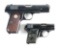 (C) LOT OF TWO: TWO PRE-WAR COLT SEMI-AUTOMATIC PISTOLS