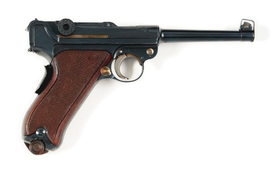 (C) CASED 1900/06 WAFFENFABRIK BERN LUGER SEMI-AUTOMATIC PISTOL.