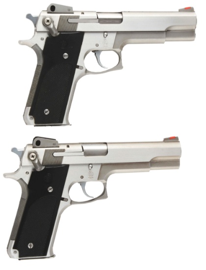 (M) LOT OF 2: SMITH & WESSON MODEL 645 SEMI-AUTOMATIC PISTOLS.