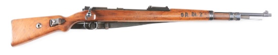 (C) RARE WWII NAZI GERMAN DOUBLE SA MARKED WALTHER KKW SPORTGEWEHR 98K STYLE TRAINING RIFLE.
