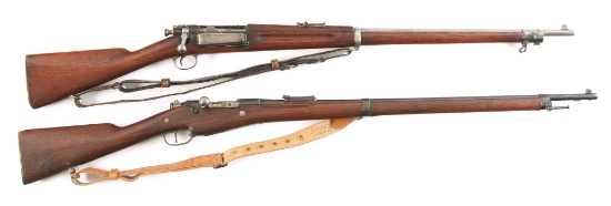 (C) LOT OF 2: SPRINGFIELD AND REMINGTON BOLT ACTION RIFLES.