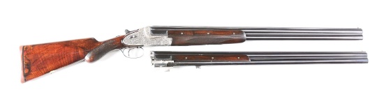 (C) MERKEL 203E OVER/UNDER SHOTGUN WITH EXTRA BARRELS.