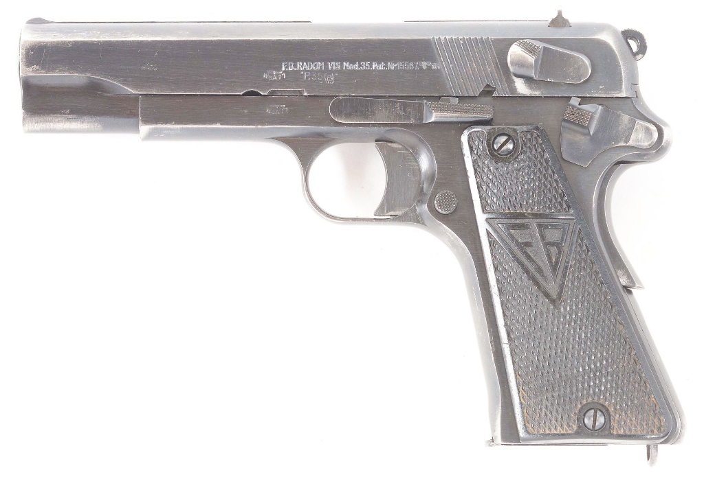 Repro pre-WWII German Leather Holster for Polish Vis Radom Model 1935 Pistol 