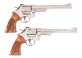 (M) LOT OF TWO: MATCHED PAIR OF SMITH & WESSON MODEL 27-2 DOUBLE ACTION REVOLVERS