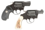 (M) LOT OF TWO: TWO COLT DETECTIVE REVOLVERS - OLD & NEW STYLES.