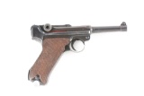 (C) MAUSER S/42 LUGER SEMI-AUTOMATIC PISTOL (1939).