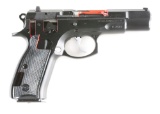 FACTORY CZ 75B 9MM CUT AWAY PISTOL.