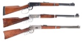 (C) LOT OF 3: WINCHESTER 1894 LEVER ACTION CARBINES.