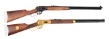 (M) LOT OF 2: MARLIN 1894 .44-40 LEVER ACTION RIFLE AND WINCHESTER COMMEMORATIVE .38-55 LEVER ACTION