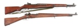 (C) LOT OF 2: SPRINGFIELD M1 GARAND SEMI-AUTOMATIC RIFLE AND REMINGTON 1903-A3 BOLT ACTION RIFLE.