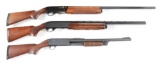 (M) LOT OF THREE: WINCHESTER MODEL SUPER X-1 SEMI-AUTOMATIC SHOTGUN, REMINGTON MODEL 11-87 SHOTGUN A