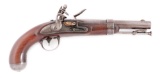 (A) A MODEL 1836 US SINGLE SHOT MARTIAL PISTOL BY A.H. WATERS DATED 1843.