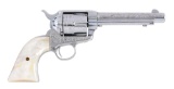 (A) ANTIQUE ENGRAVED COLT SINGLE ACTION ARMY .45 REVOLVER (1881).