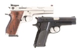 (M) LOT OF TWO: SMITH & WESSON 952-2 PERFORMANCE CENTER AND MODEL 59 SEMI-AUTOMATIC PISTOLS.