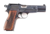 (C) NAZI MARKED FN HIGH POWER SEMI AUTOMATIC PISTOL.