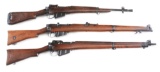 (C) LOT OF THREE: THREE BRITISH WORLD WAR II ERA RIFLES.