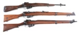 (C) LOT OF THREE: THREE BRITISH WORLD WAR II ERA RIFLES.